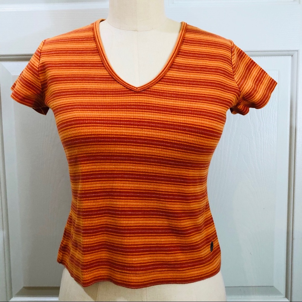 The North Face A5 Series Tee Top Orange Red S/P